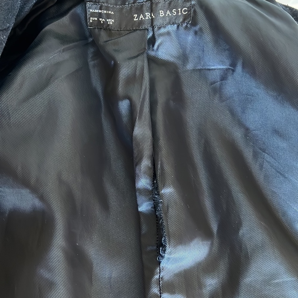 Zara Basic Double Breasted Wool Blend Long Pea Co… - image 8